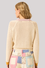 Alix of Bohemia - Liza Sorbet Crochet Top - WHTSORBT