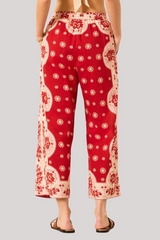 Alix of Bohemia -  Otto Lava Bandana Pant - REDLAVA