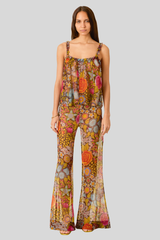 Alix of Bohemia - Tati Bloom Mirage Top - DRKBROWN