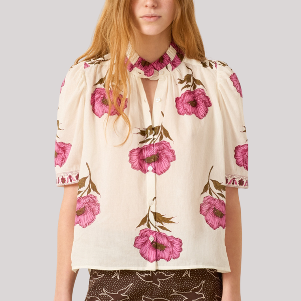 Alix of Bohemia - Winn Fuchsia Poppy Shirt