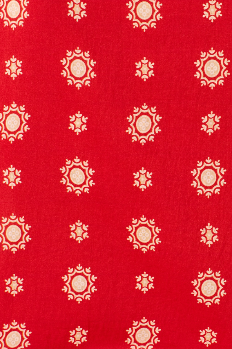 Alix of Bohemia - Winn Lava Bandana Shirt - REDLAVA
