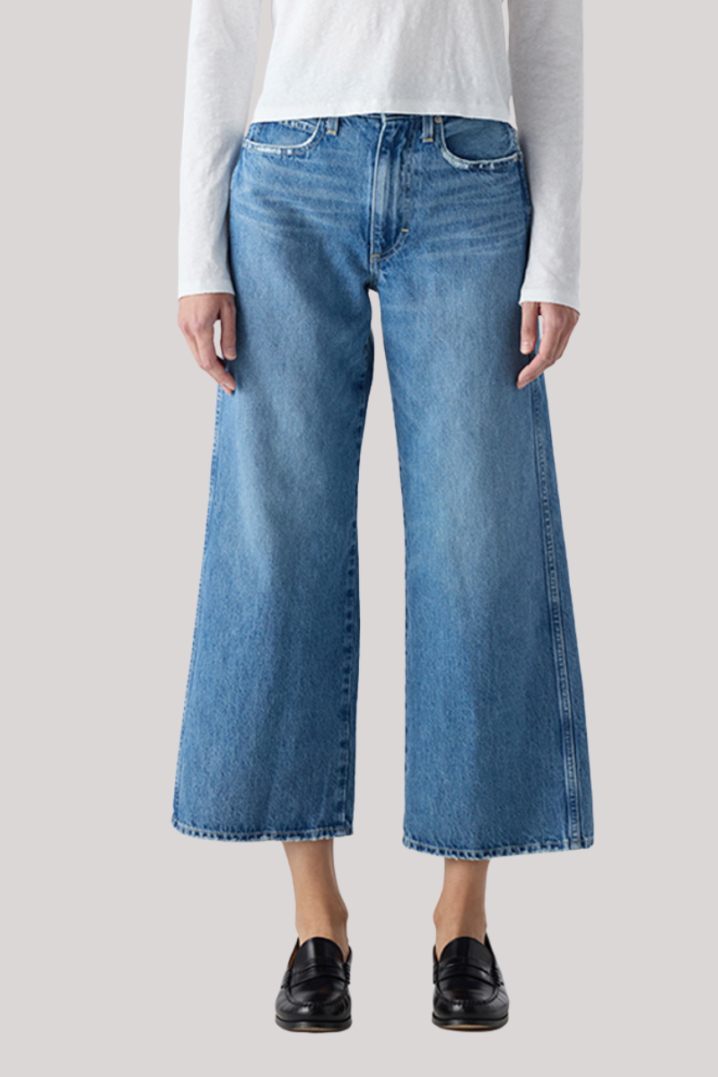 【THE MOZZ】Retro Denim Pants THE MOZZ】Vintage Straight Denim Pants