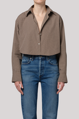 Citizens of Humanity - Ana Cropped Shirt - HERITSTR