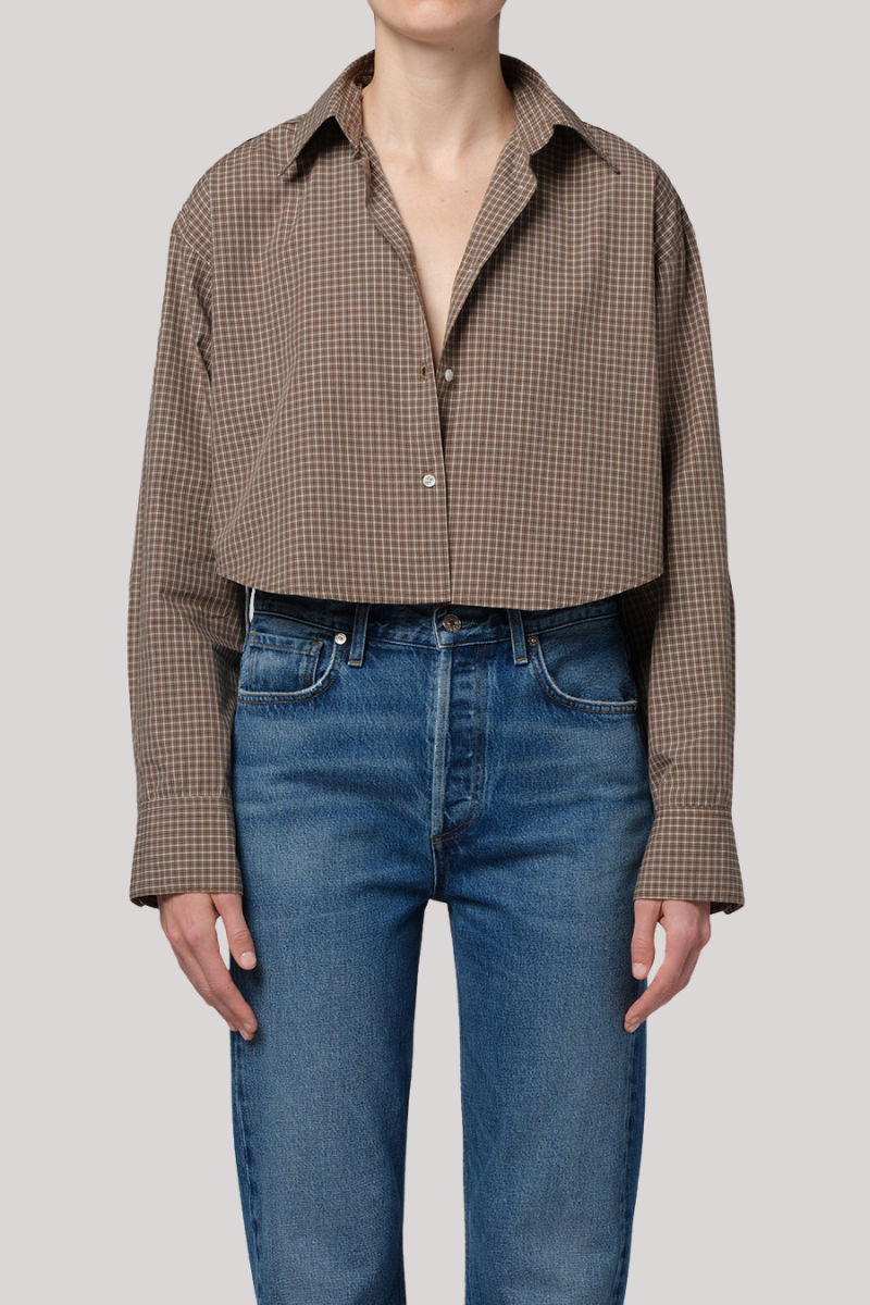 Citizens of Humanity - Ana Cropped Shirt - HERITSTR