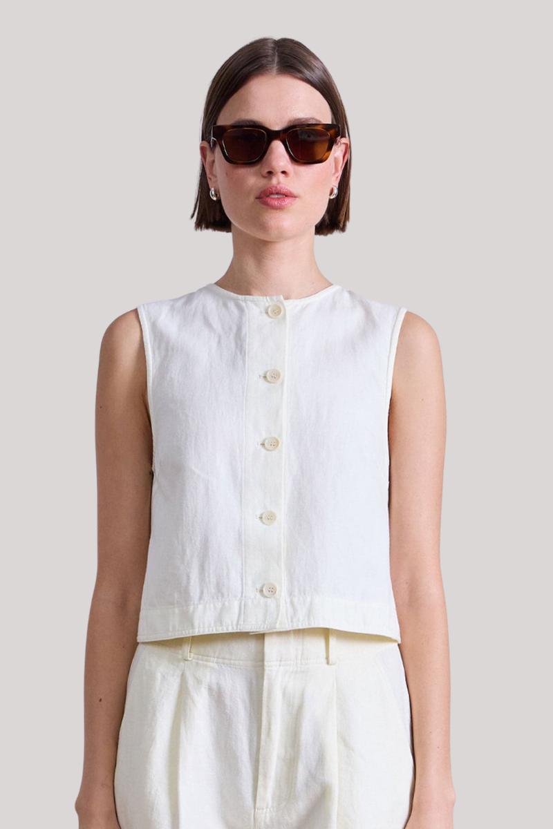 Apiece Apart - Godet Tank - CREAM