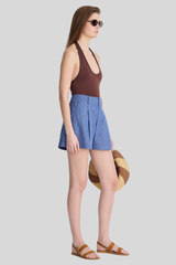 Apiece Apart - Short Bari Short - CHAMBRAY