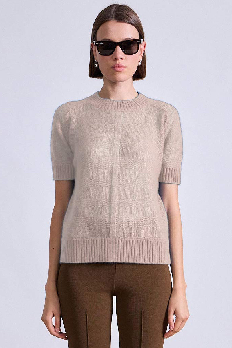 Apiece Apart - Softest Silk Cashmere Tee - SAND