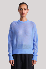 Apiece Apart - Softest Tissue Weight Sweater - CORNFLOW