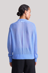 Apiece Apart - Softest Tissue Weight Sweater - CORNFLOW