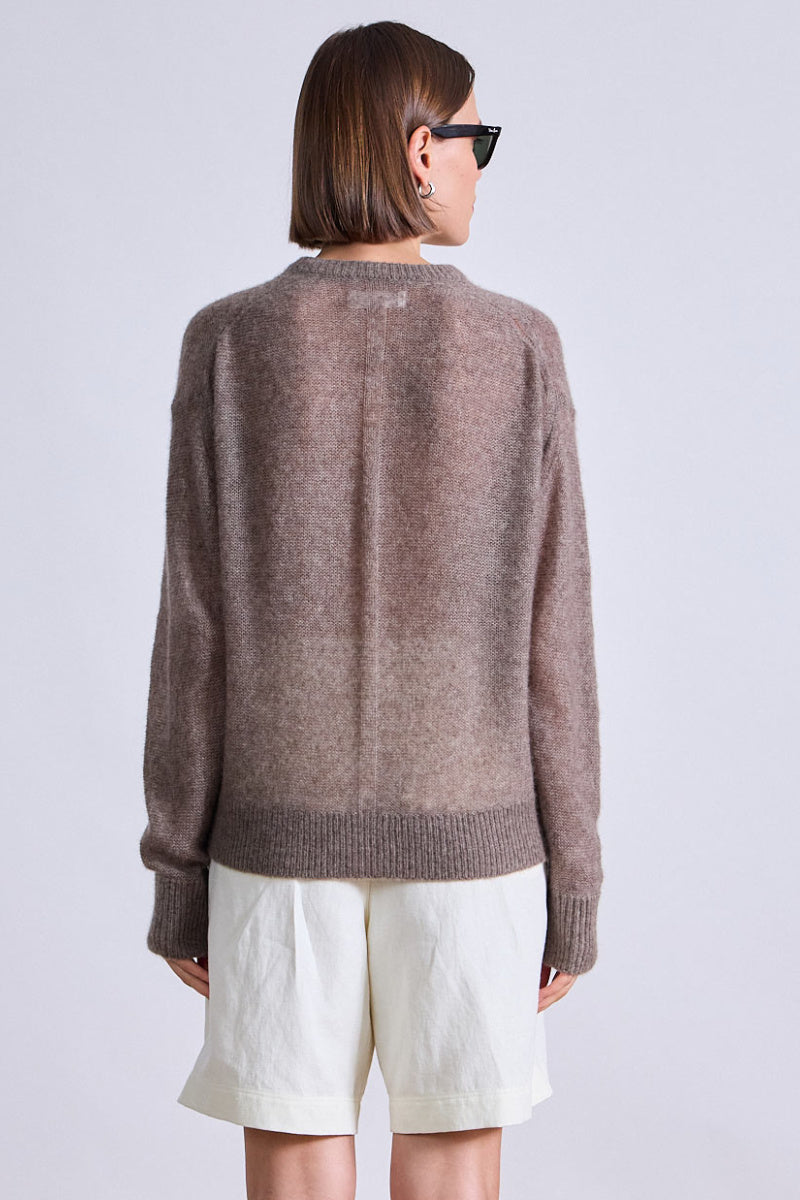 Apiece Apart - Softest Tissue Weight Sweater - HAZELNUT
