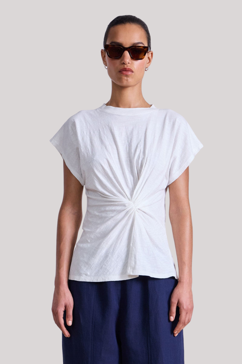 Apiece Apart - Volta Twist Top - CREAM