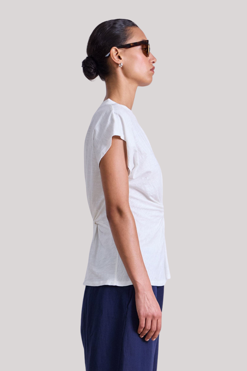 Apiece Apart - Volta Twist Top - CREAM