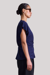 Apiece Apart - Volta Twist Top - NAVY