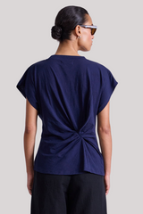 Apiece Apart - Volta Twist Top - NAVY