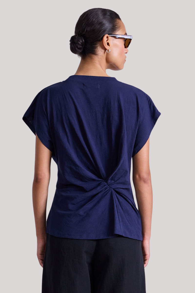 Apiece Apart - Volta Twist Top - NAVY