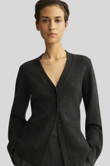 Arlo Mott - Bleeker Shaped Cardigan - CHARCOAL