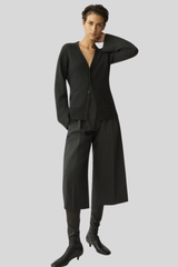 Arlo Mott - Bleeker Shaped Cardigan - CHARCOAL