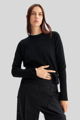 Arlo Mott - Warren Classic Crew Neck - BLACK
