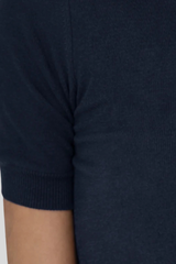 Autumn Cashmere - Shrunken Crew - NAVY