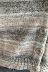 Autumn Cashmere - Space Dye V-Neck Cardigan - GRANITE