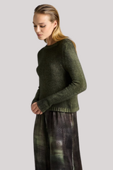 Avant Toi - Hand Painted Round Neck Pullover - NBRUGHIR