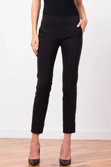 Avenue Montaigne - Ben Straight  Ankle-length Pant - BLACK