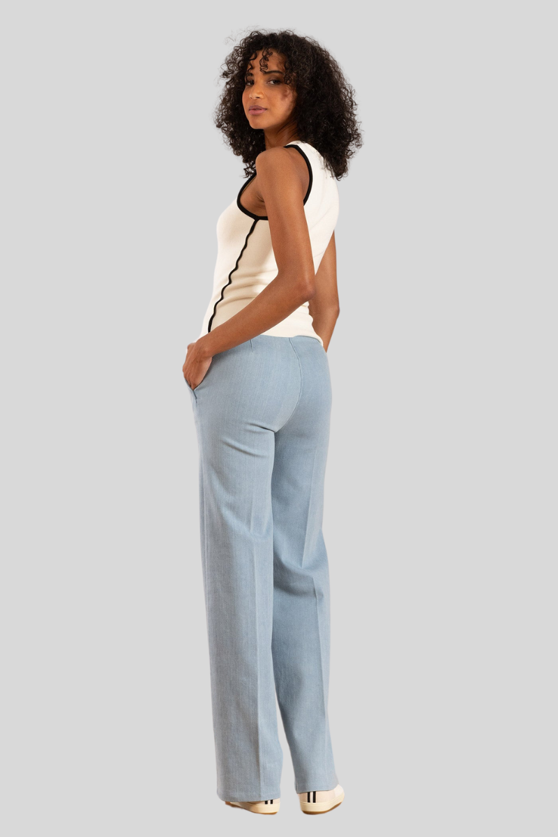 Avenue Montaigne - Carla Denim Pant - BLCHDENM