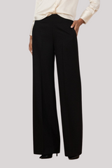 Avenue Montaigne - Carla Tropical Pant - BLACK