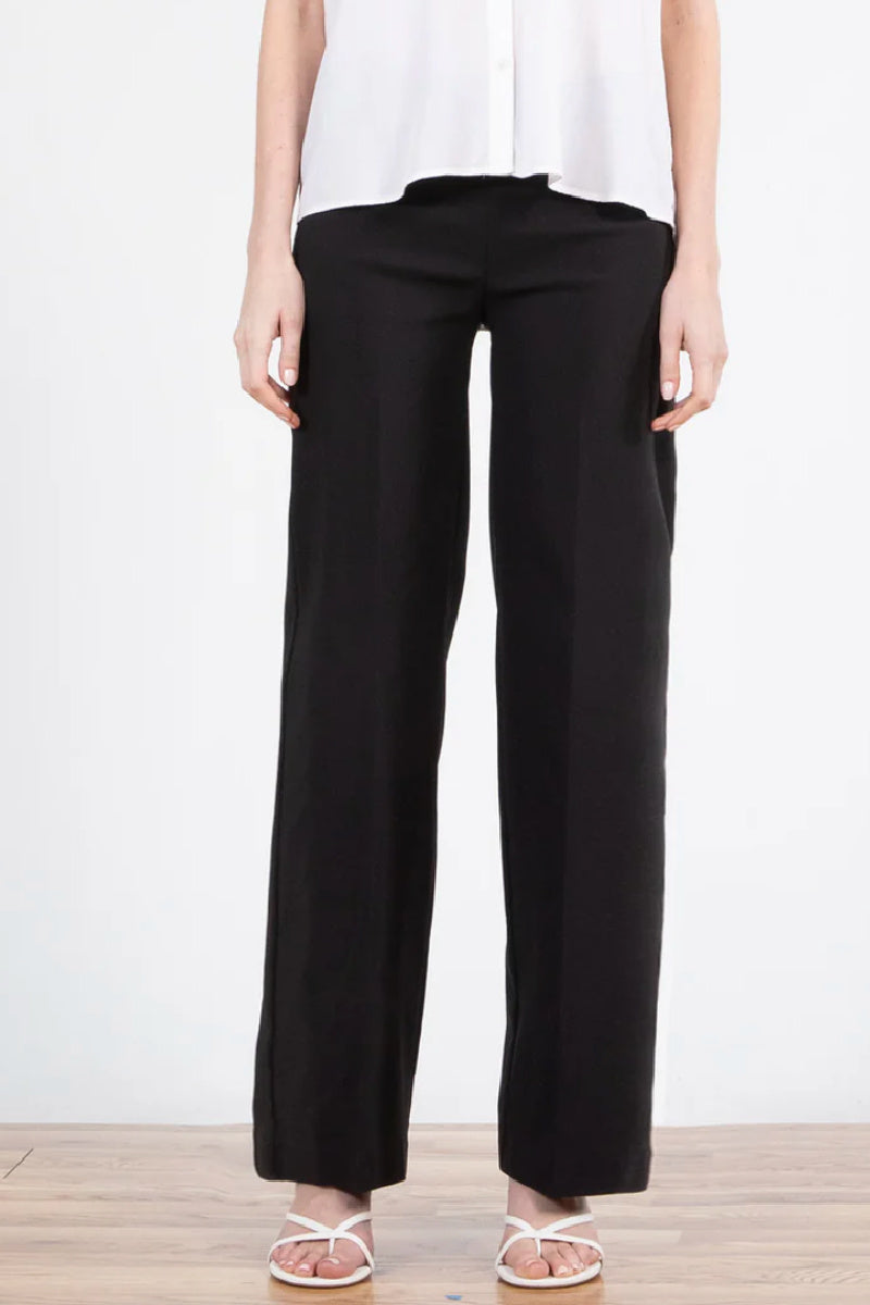 Avenue Montaigne - Flavia Linen Pant - BLACK