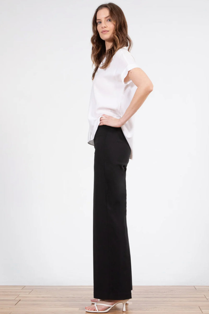 Avenue Montaigne - Flavia Linen Pant - BLACK