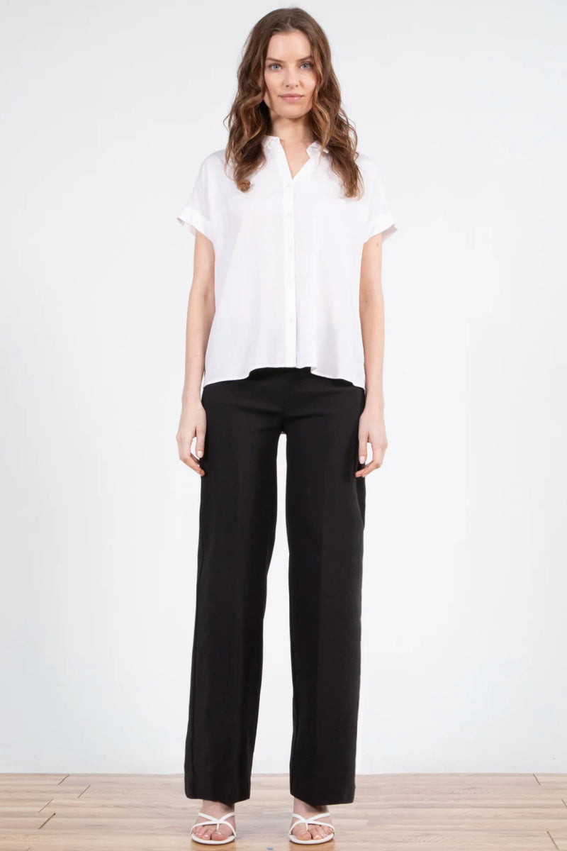 Avenue Montaigne - Flavia Linen Pant - BLACK