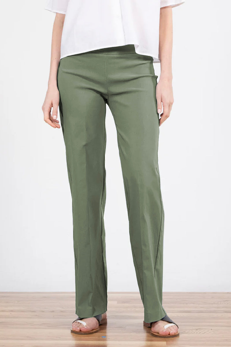 Avenue Montaigne - Flavia Linen Pant - OLIVE
