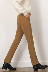 Avenue Montaigne - Louis Straight-leg Pant - COGNAC