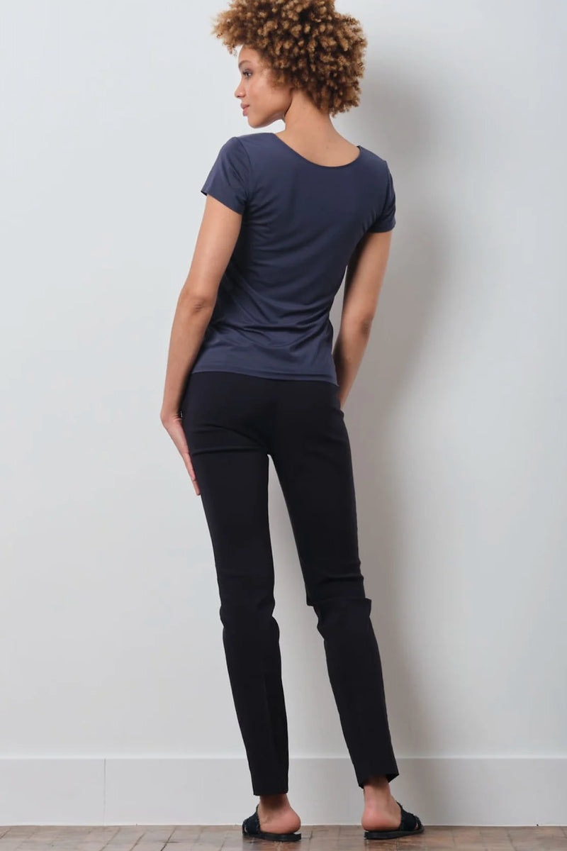 Avenue Montaigne - Louis Straight-leg Pant - NAVY