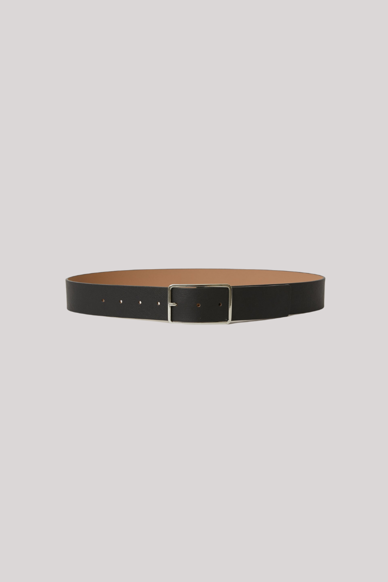 B-Low The Belt - Mila Leather Belt - BLKSILVR
