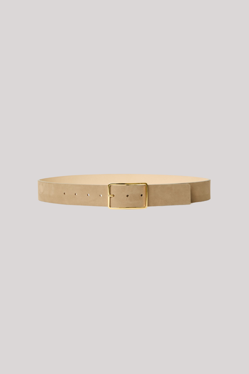 B-Low The Belt - Milla Nubuck Belt - TAUPEGLD