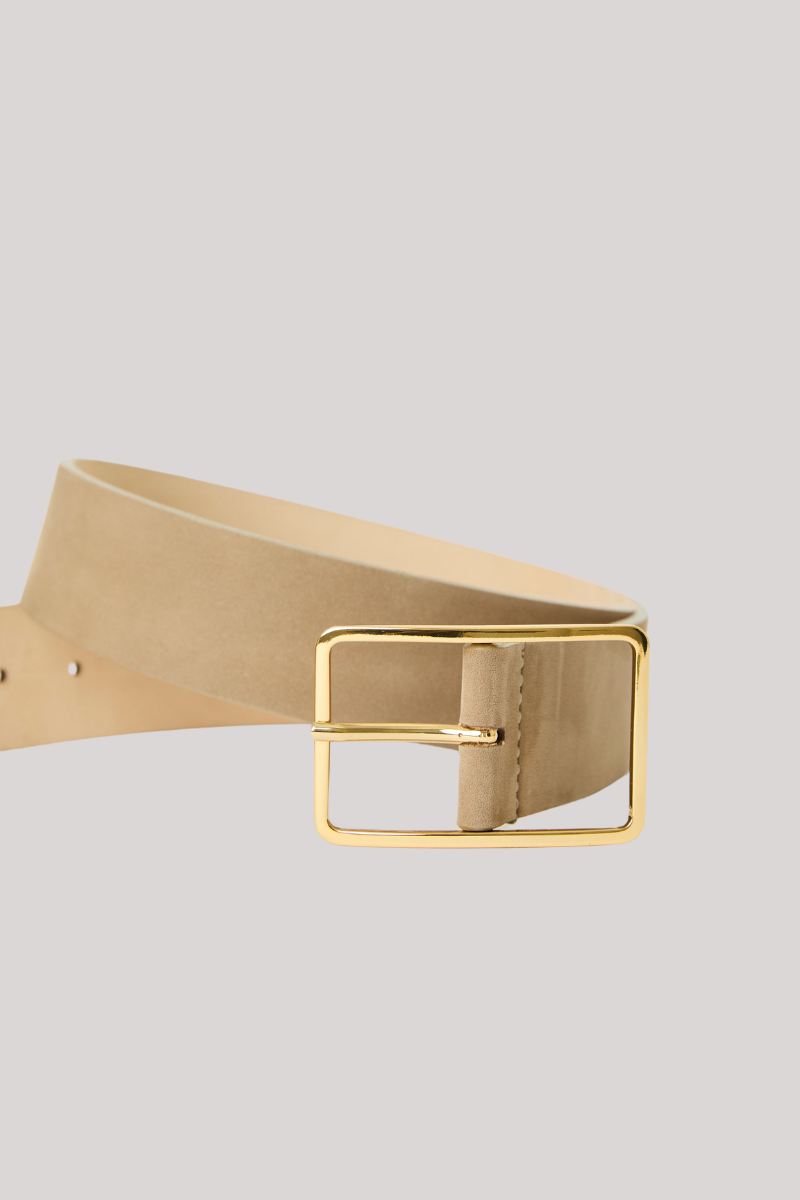 B-Low The Belt - Milla Nubuck Belt - TAUPEGLD