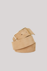 B-Low The Belt - Milla Nubuck Belt - TAUPEGLD