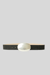 B-Low The Belt - Myra Nubuck Belt - BLACKSIL