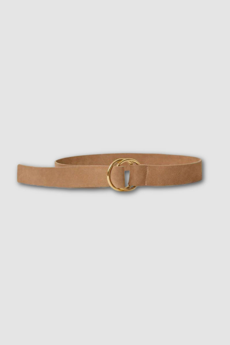 B-Low The Belt - Tumble Suede Belt - SANDGOLD