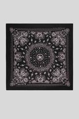 Call It By Your Name - Classic Silk Large Bandana - BLACK