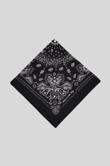 Call It By Your Name - Classic Silk Large Bandana - BLACK