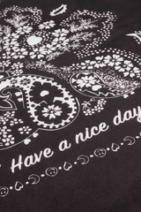 Call It By Your Name - Classic Silk Large Bandana - BLACK