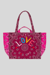 Call It By Your Name - Quilted Medium Cabas Tote - BORD/FUS