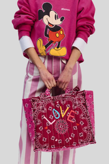 Call It By Your Name - Quilted Medium Cabas Tote - BORD/FUS