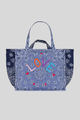 Call It By Your Name - Quilted Medium Cabas Tote - CHAMBNAV