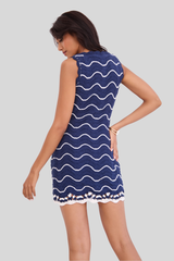 Cara Cara - Orel Mini Dress - NAVYIVOR