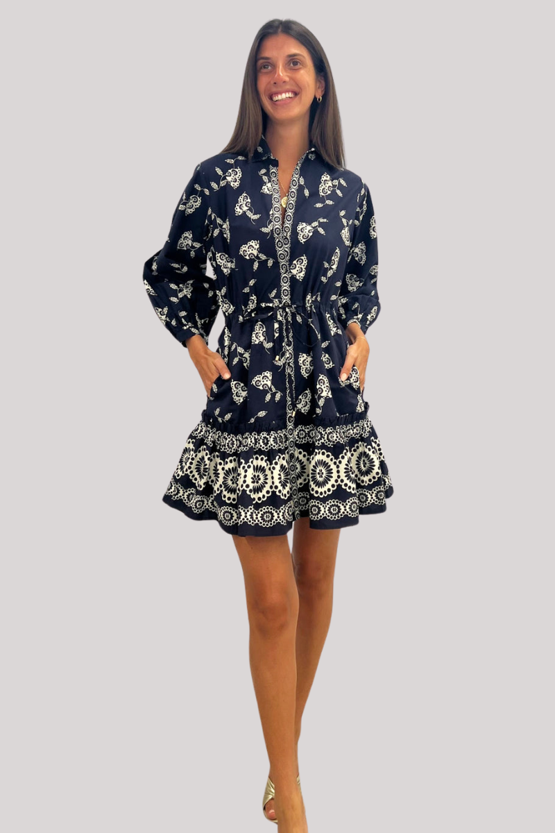 Cara Cara - Robin Collared Dress - FLOEVEBL
