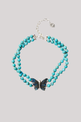 Chan Luu - Butterfly Collar Necklace - TURQUOIS