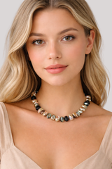 Chan Luu - Gemstone Collar Necklace - MULTI